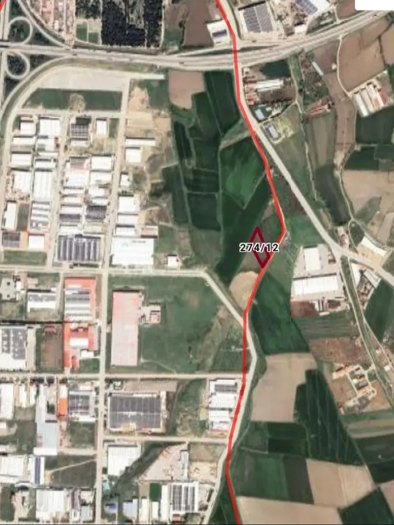 Organize sanayi arkası -Tarla-