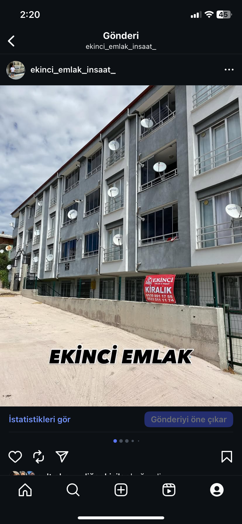 SOFULAR MAHALLESİ HAMDİ SOKAKTA   1+1 EŞYALI DAİRE